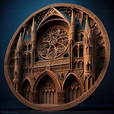 3D model st notre dame (STL)